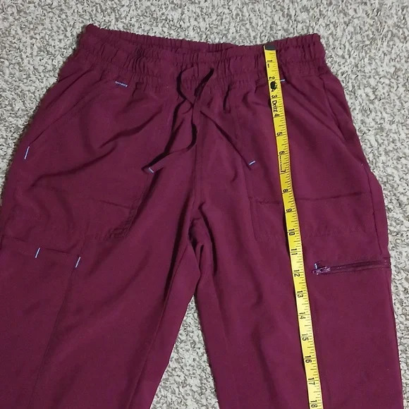 Women's Burgundy Scrubstar Nursing Set - Picture 14 of 15